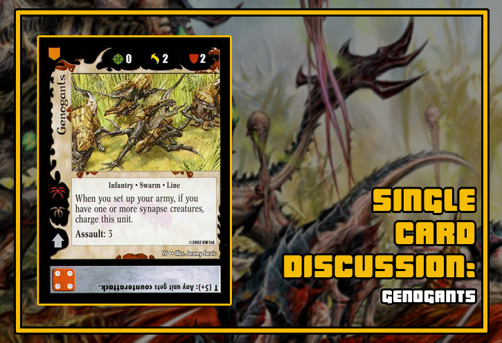 Warhammer 40K CCG Genogants Tyranids card article