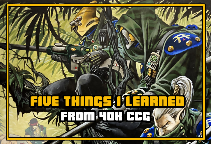 Warhammer 40K CCG card game article