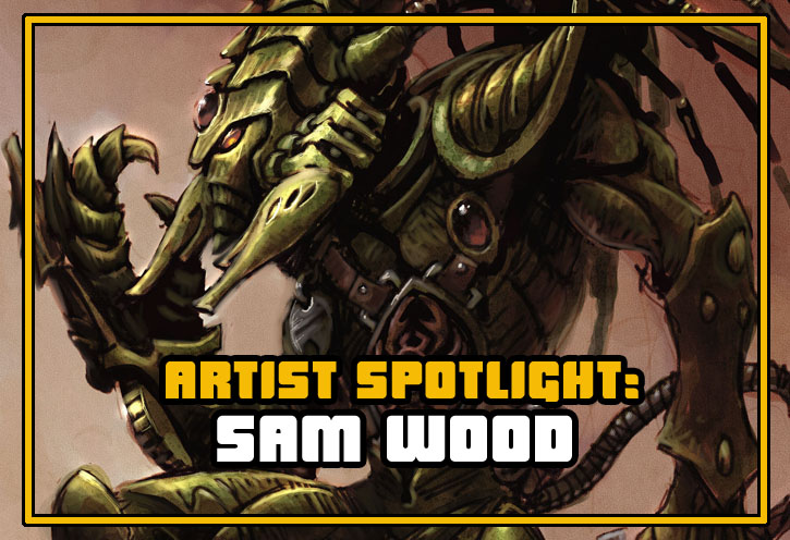 Warhammer 40K CCG card game artist Sam Wood