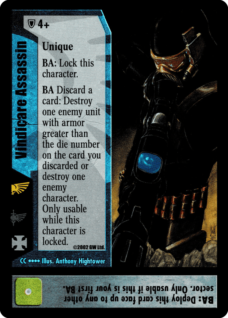 Vindicare Assassin Coronis Campaign Warhammer 40K CCG